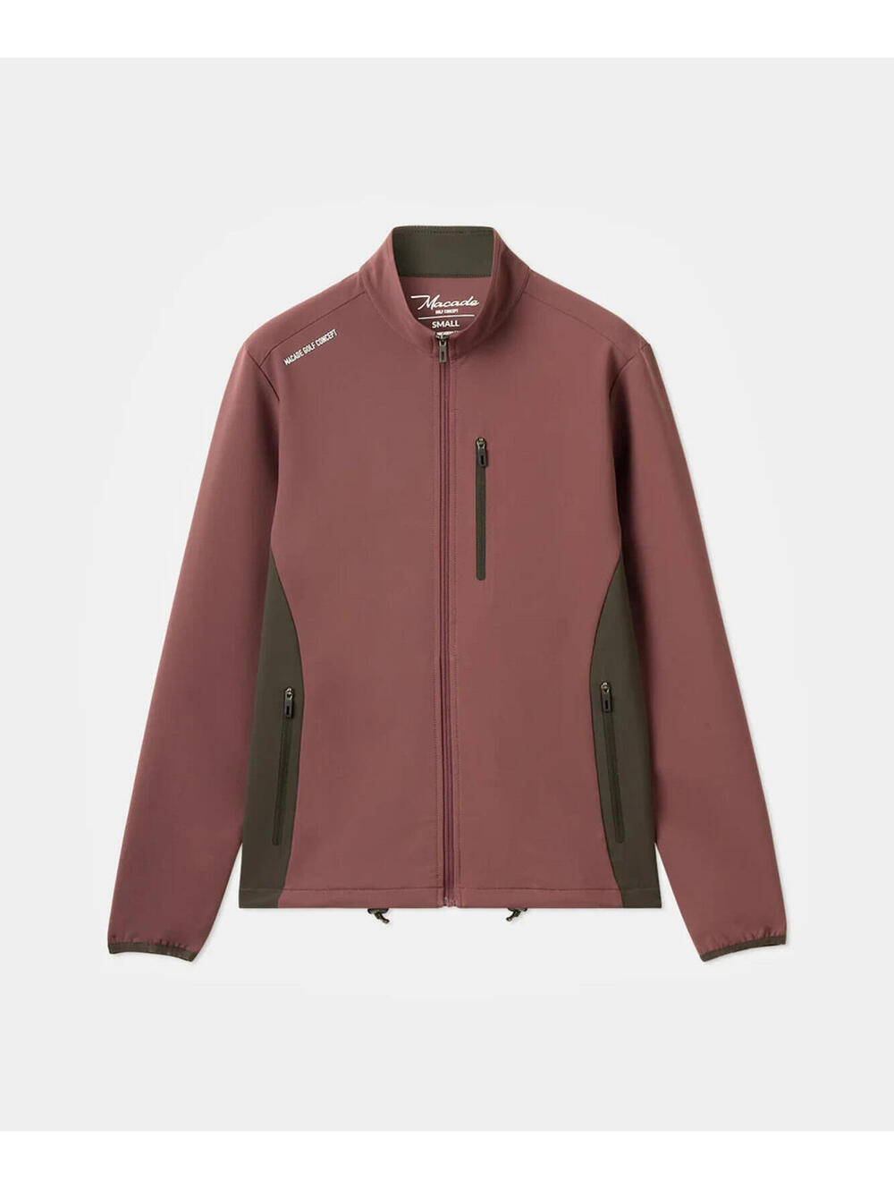 NEW MACADE Full Zip Storm Wind Jacket - Mauve - Women SMALL - Golf Performance